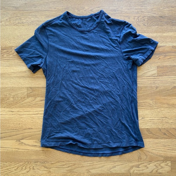 Mens Lululemon 5 Year Basic Tee navy size small - Picture 6 of 8